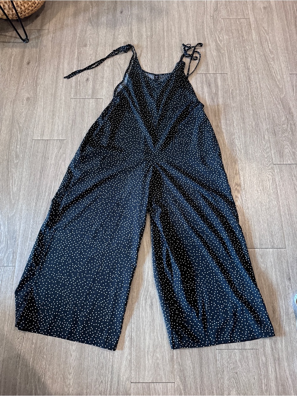 SHEIN Oversized Baggy Polka Dot Overalls